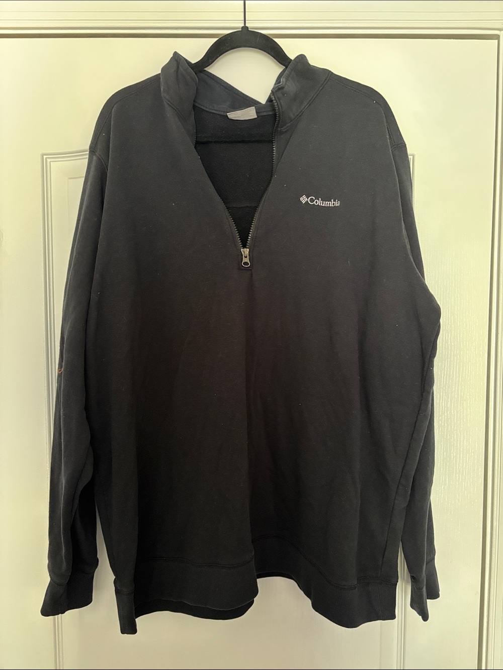 Columbia Men's Black Half-Zip Fleece Pullover